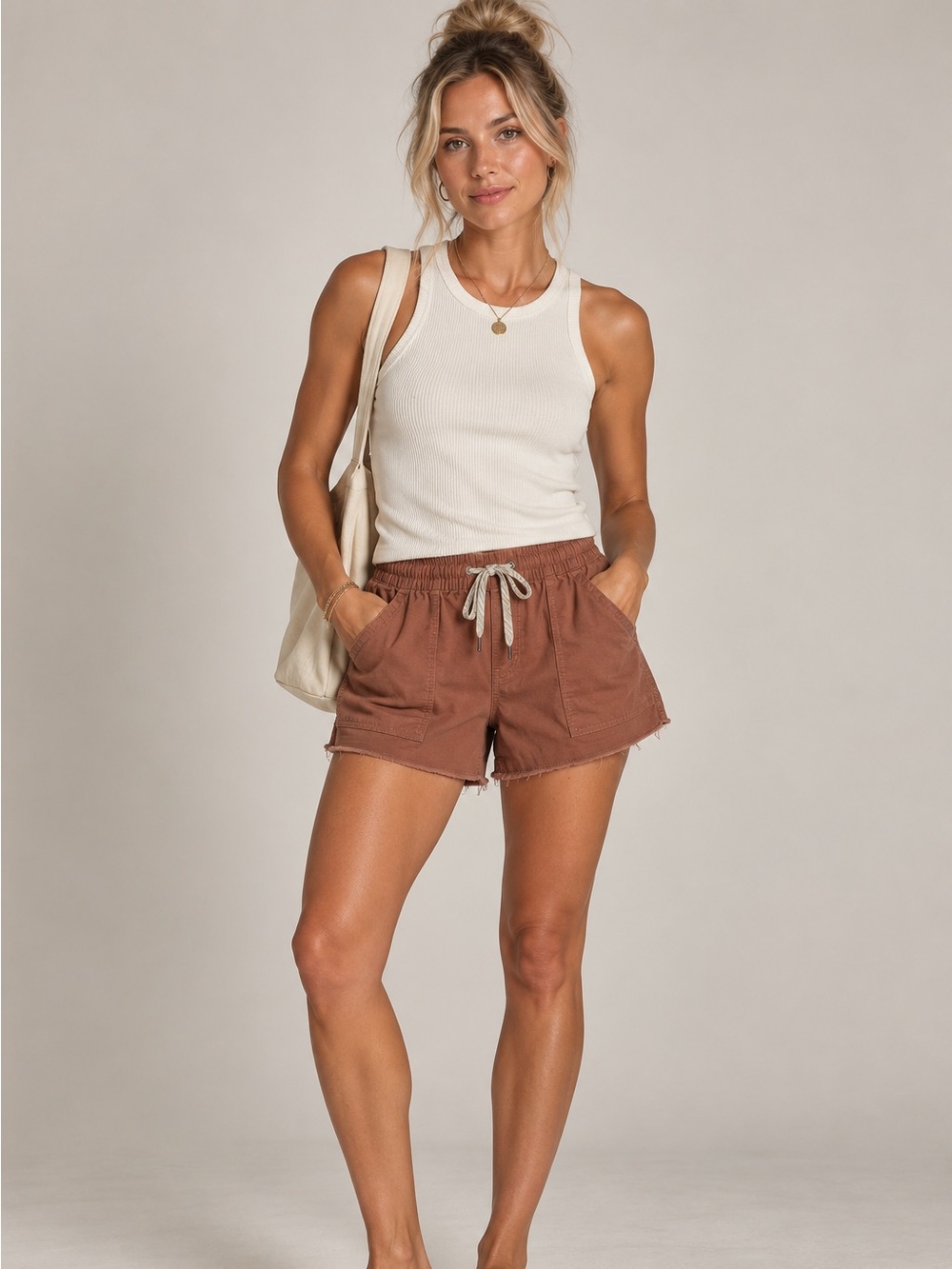 VUORI • vintage ripstop cotton shorts